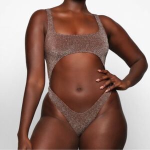 NWT ~ SKIMS ~ Glitter Swim Monokini One Piece